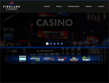 Tablet Screenshot of firelakecasino.com